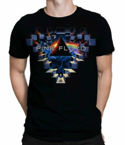 Pink Floyd Space Window Black Athletic T-Shirt