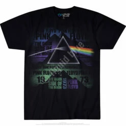 Pink Floyd Dark Side Poster Black T-Shirt -MLB Shop 31846f 71133.1488396597