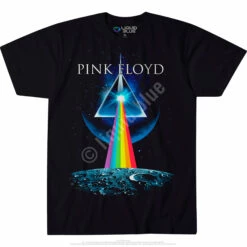 Pink Floyd Dark Side Invasion Black T-Shirt -MLB Shop 31849f 86498.1488396602