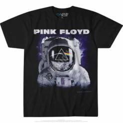 Pink Floyd Spaceman Black T-Shirt -MLB Shop 31850f 40658.1488396622