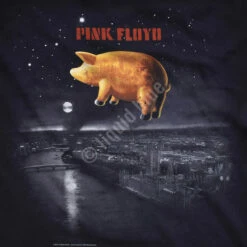 Pink Floyd Pigs Over London Black T-Shirt 9 Pink Floyd Pigs Over London Black T-Shirt -MLB Shop 31854f artwork 02675.1488396627
