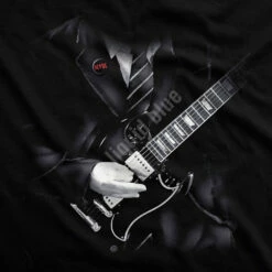 Angus Young Black T-Shirt -MLB Shop 31869f artwork 76301.1469636910