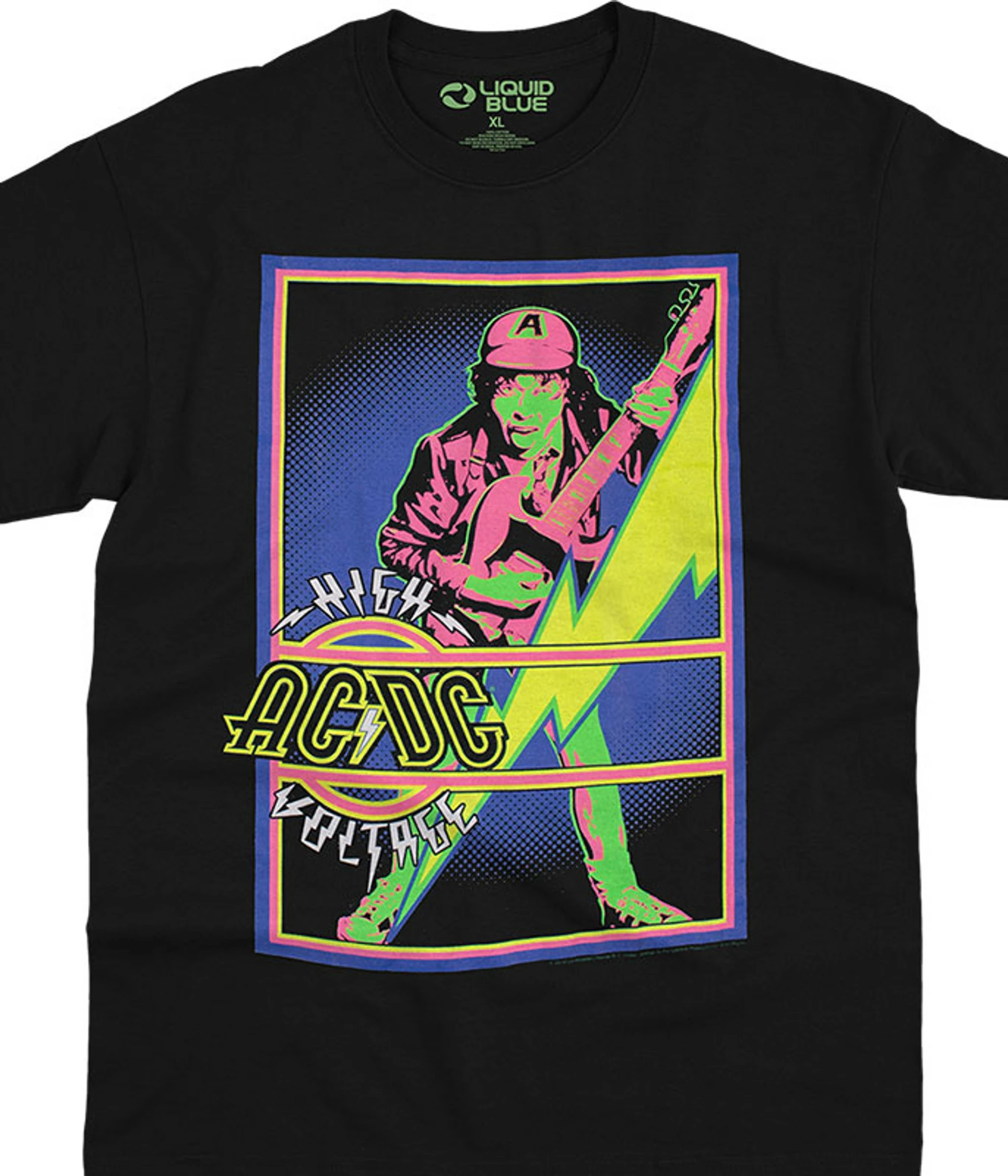 High Voltage Blacklight Black T-Shirt 3 High Voltage Blacklight Black T-Shirt