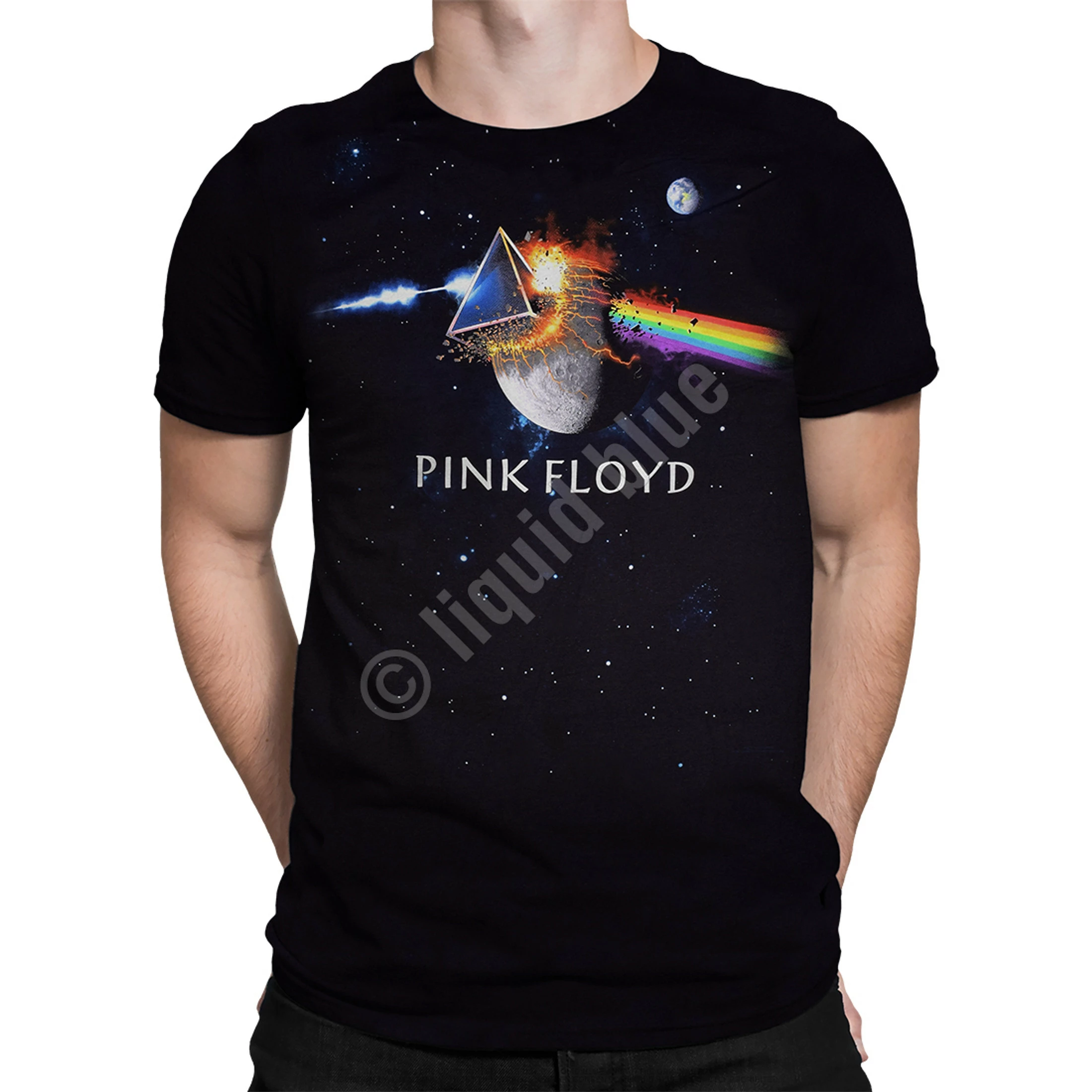 Pink Floyd Great Gig In The Sky Black Athletic T-Shirt 4 Pink Floyd Great Gig In The Sky Black Athletic T-Shirt - Image 2