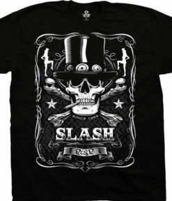 Bottle Of Slash Black Athletic T-Shirt