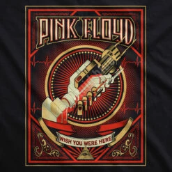 Pink Floyd Wish You Were Here Black T-Shirt -MLB Shop 31976f artwork 23898.1628103889