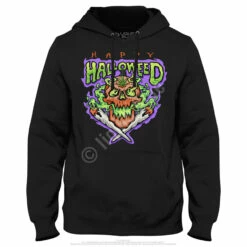 Halloweed Skull Black Hoodie -MLB Shop 32245f 90301.1665167492