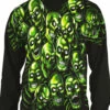 Skull Pile Black Long Sleeve T-Shirt -MLB Shop 32733f 70023.1569264537