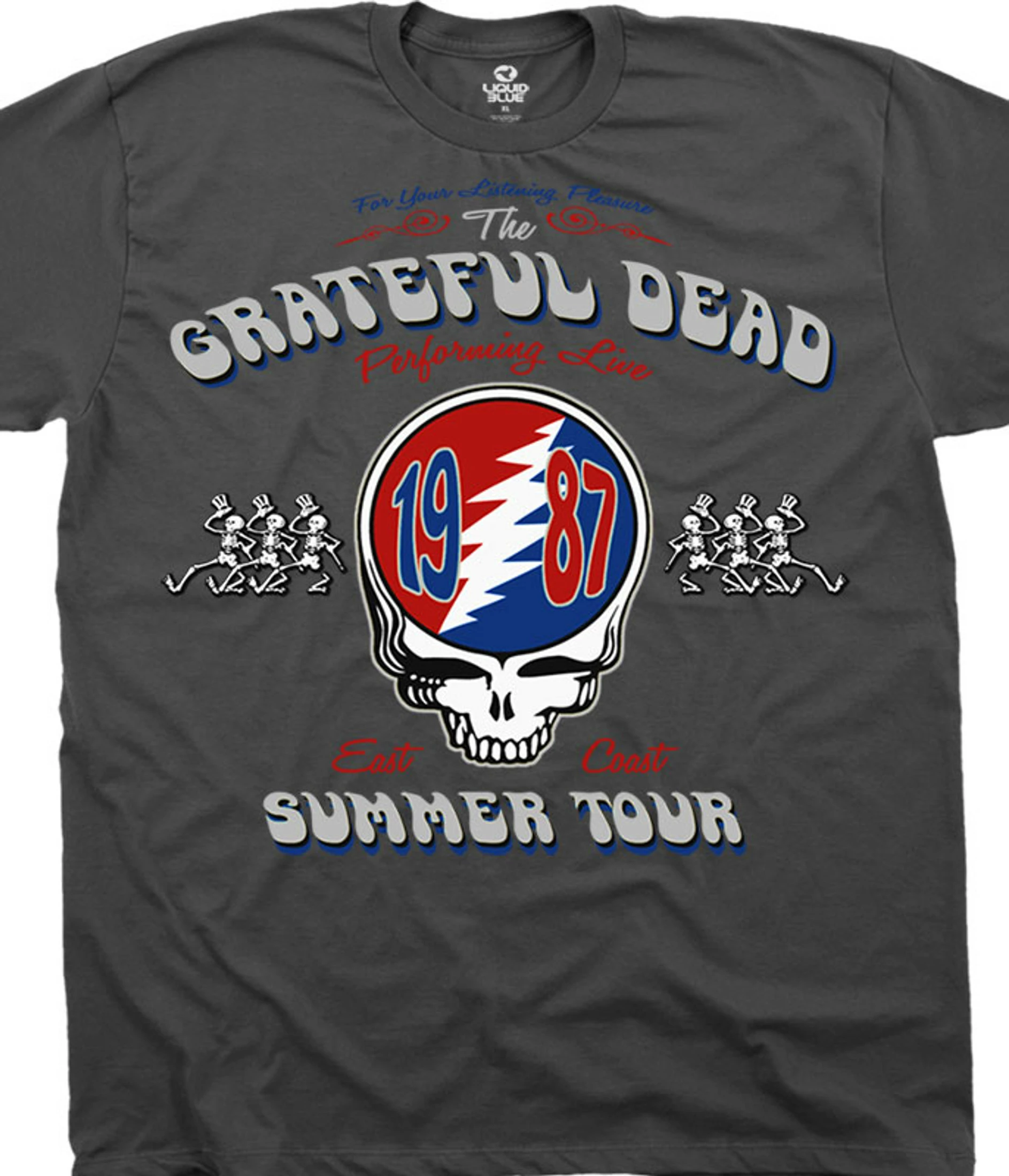 Summer Tour 87 Grey T-Shirt 3 Summer Tour 87 Grey T-Shirt