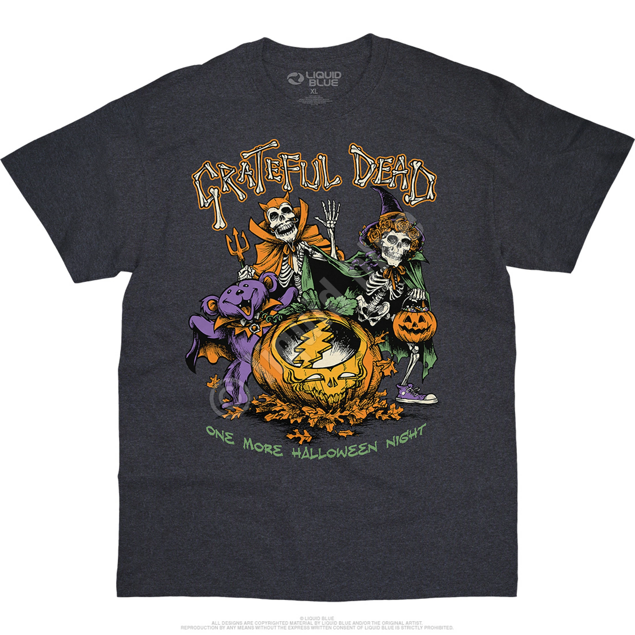 Steal Your Pumpkin Dark Heather T-Shirt 4 Steal Your Pumpkin Dark Heather T-Shirt - Image 2