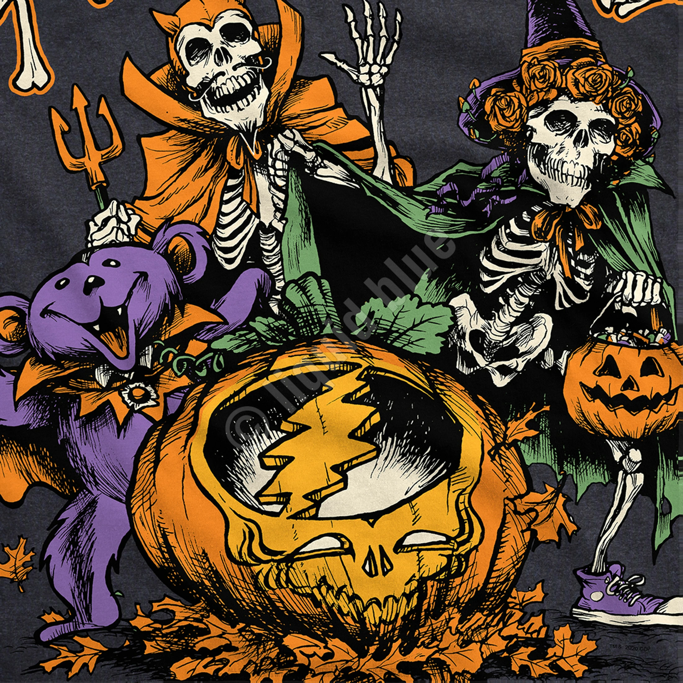 Steal Your Pumpkin Dark Heather T-Shirt 6 Steal Your Pumpkin Dark Heather T-Shirt - Image 4