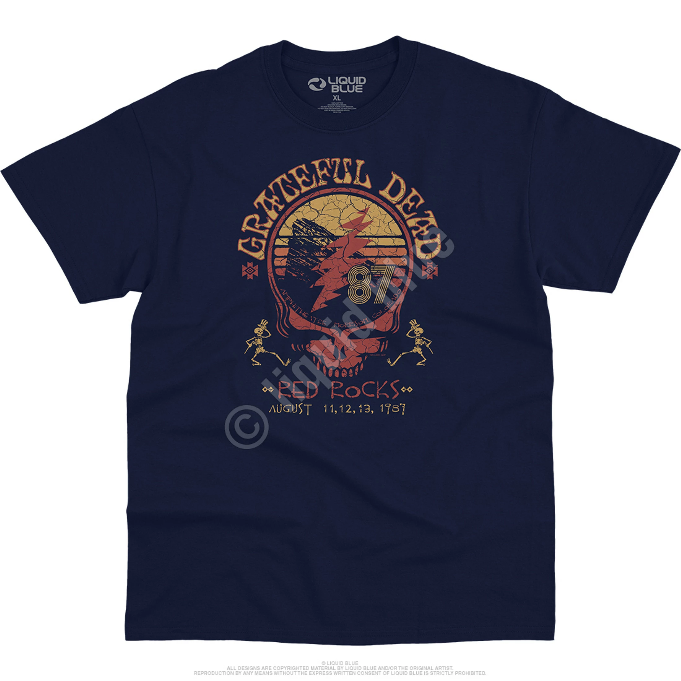 Red Rocks 87 Navy T-Shirt 4 Red Rocks 87 Navy T-Shirt - Image 2