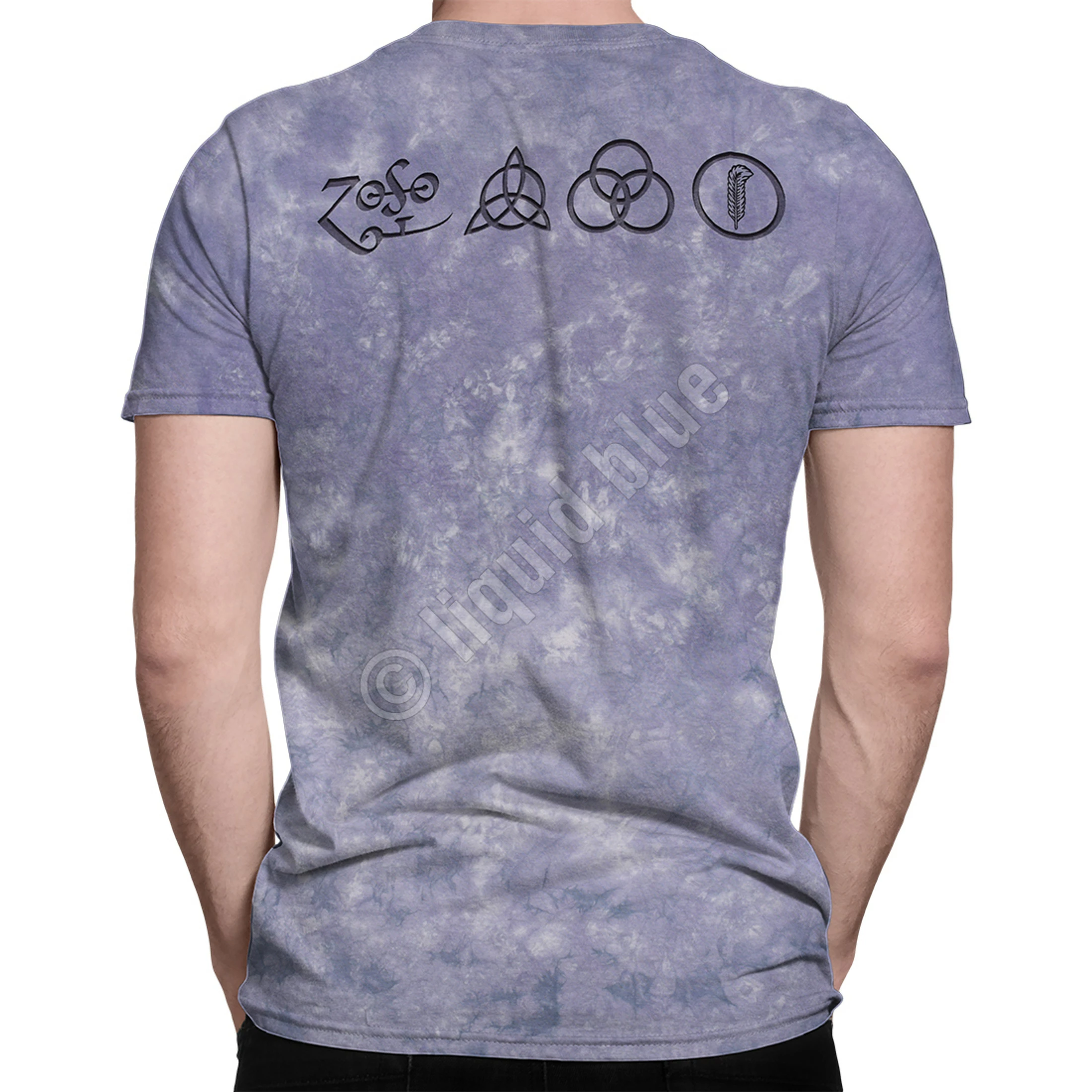 Man With Sticks Tie-Dye T-Shirt 5 Man With Sticks Tie-Dye T-Shirt - Image 3