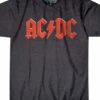 AC/DC Vintage Logo Dark Heather Poly-Cotton T-Shirt -MLB Shop 61807f 29394.1569264549