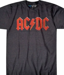 MLB Shop 29 AC/DC Vintage Logo Dark Heather Poly-Cotton T-Shirt