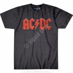 AC/DC Vintage Logo Dark Heather Poly-Cotton T-Shirt -MLB Shop 61807f 60564.1484253392
