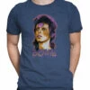 DAVID BOWIE Ziggy Medallion Dark Blue Heather Poly-Cotton T-Shirt -MLB Shop 61814f body 71379.1569264550