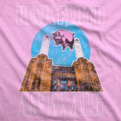 Pink Floyd Animals Pink T-Shirt -MLB Shop 61851f artwork 65244.1488401219