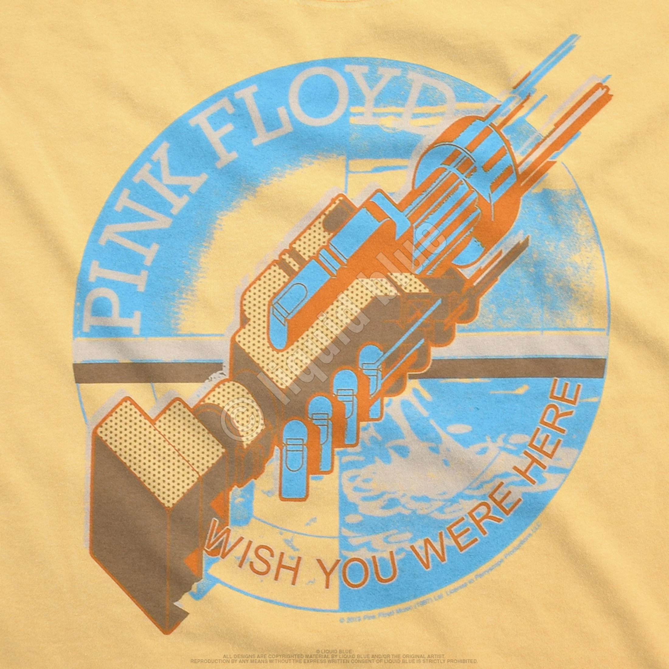 Pink Floyd Machine Gold Athletic T-Shirt 5 Pink Floyd Machine Gold Athletic T-Shirt - Image 3