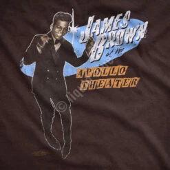 Live At The Apollo Brown Athletic T-Shirt -MLB Shop 61868f artwork 68992.1492105576