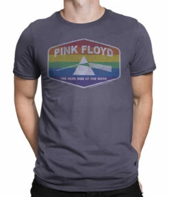Pink Floyd Dark Side Brand Grey Athletic T-Shirt