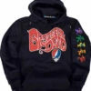 The Grateful Dead Navy Sleeve Printed Hoodie -MLB Shop 62351f 66159.1650310407
