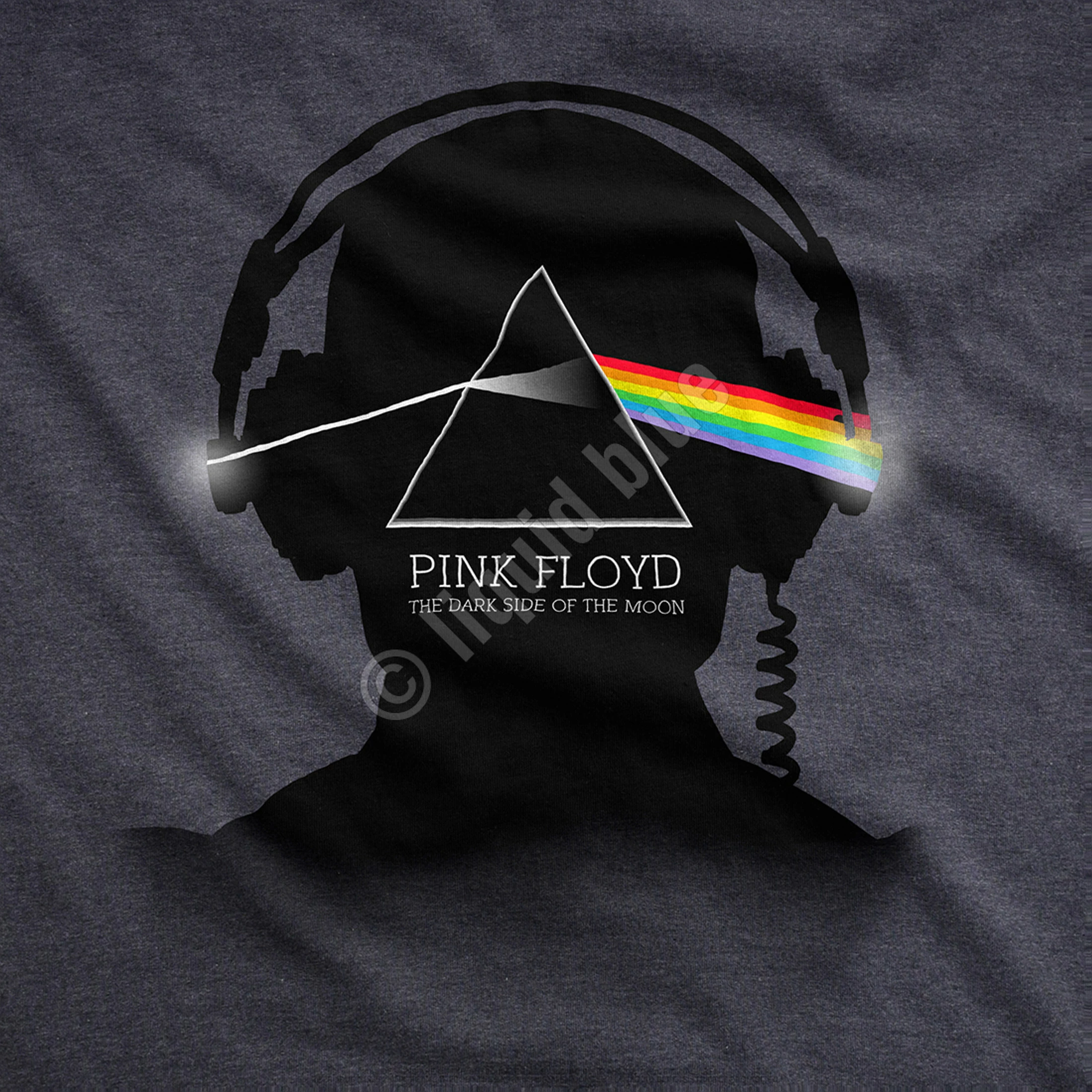 Pink Floyd Dark Side Beats Dark Heather Pullover Hoodie 6 Pink Floyd Dark Side Beats Dark Heather Pullover Hoodie - Image 4