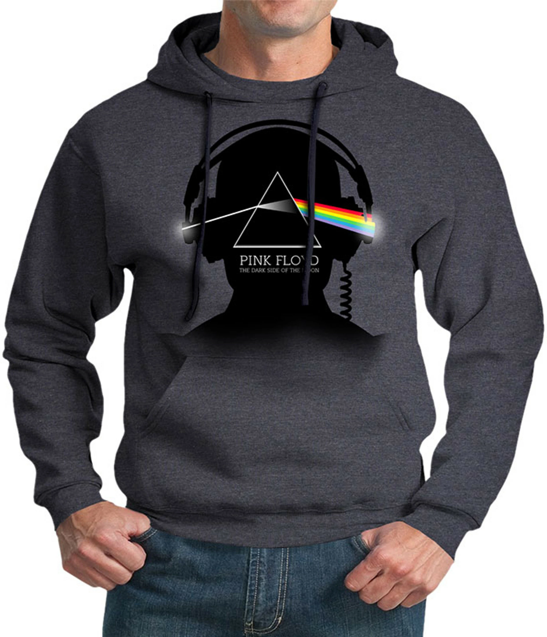 Pink Floyd Dark Side Beats Dark Heather Pullover Hoodie 3 Pink Floyd Dark Side Beats Dark Heather Pullover Hoodie