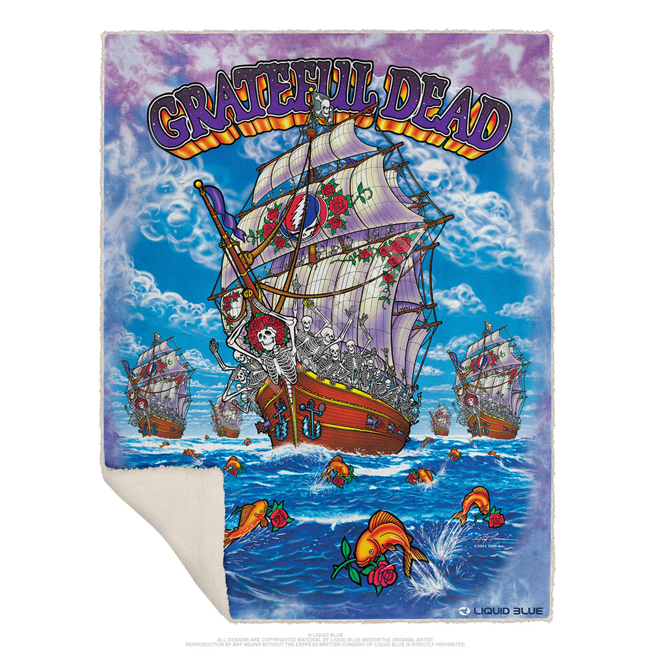 Ship Of Fools Fleece Throw Blanket 4 Ship Of Fools Fleece Throw Blanket - Image 2