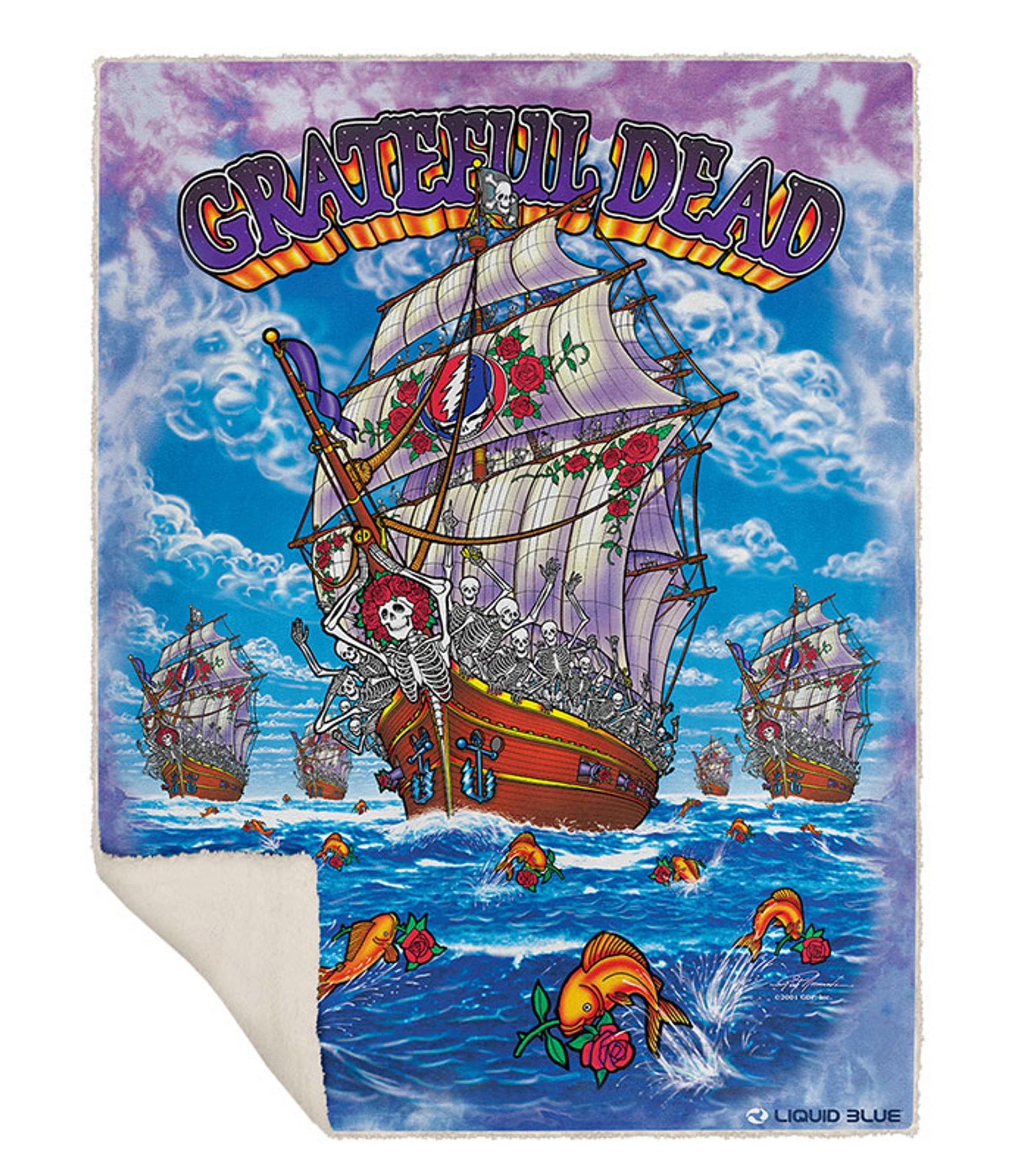Ship Of Fools Fleece Throw Blanket 3 Ship Of Fools Fleece Throw Blanket