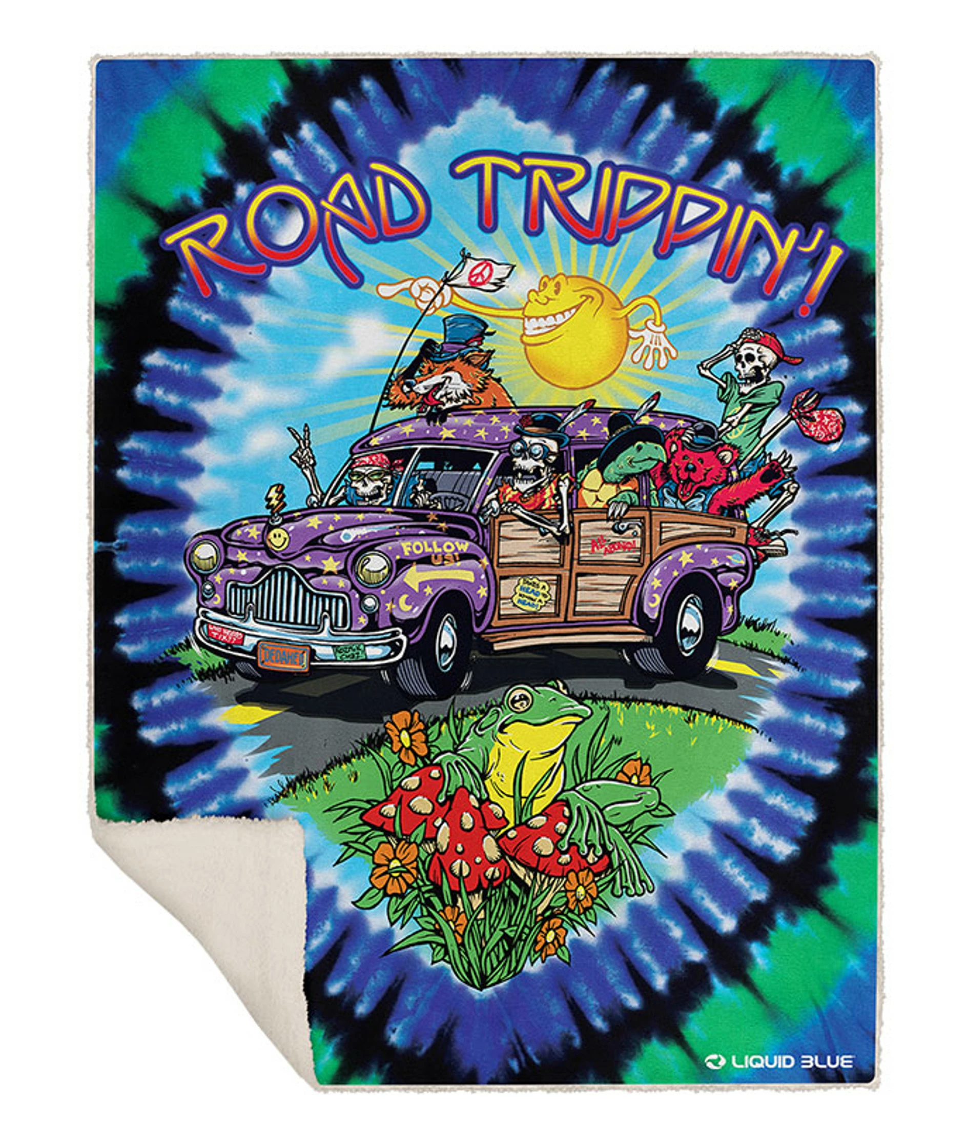 Road Trippin' Fleece Throw Blanket 3 Road Trippin' Fleece Throw Blanket