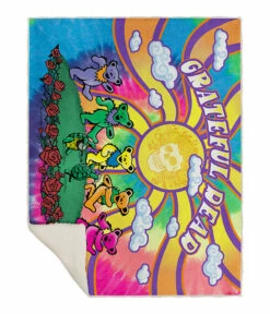 Sunshine Bears Fleece Throw Blanket