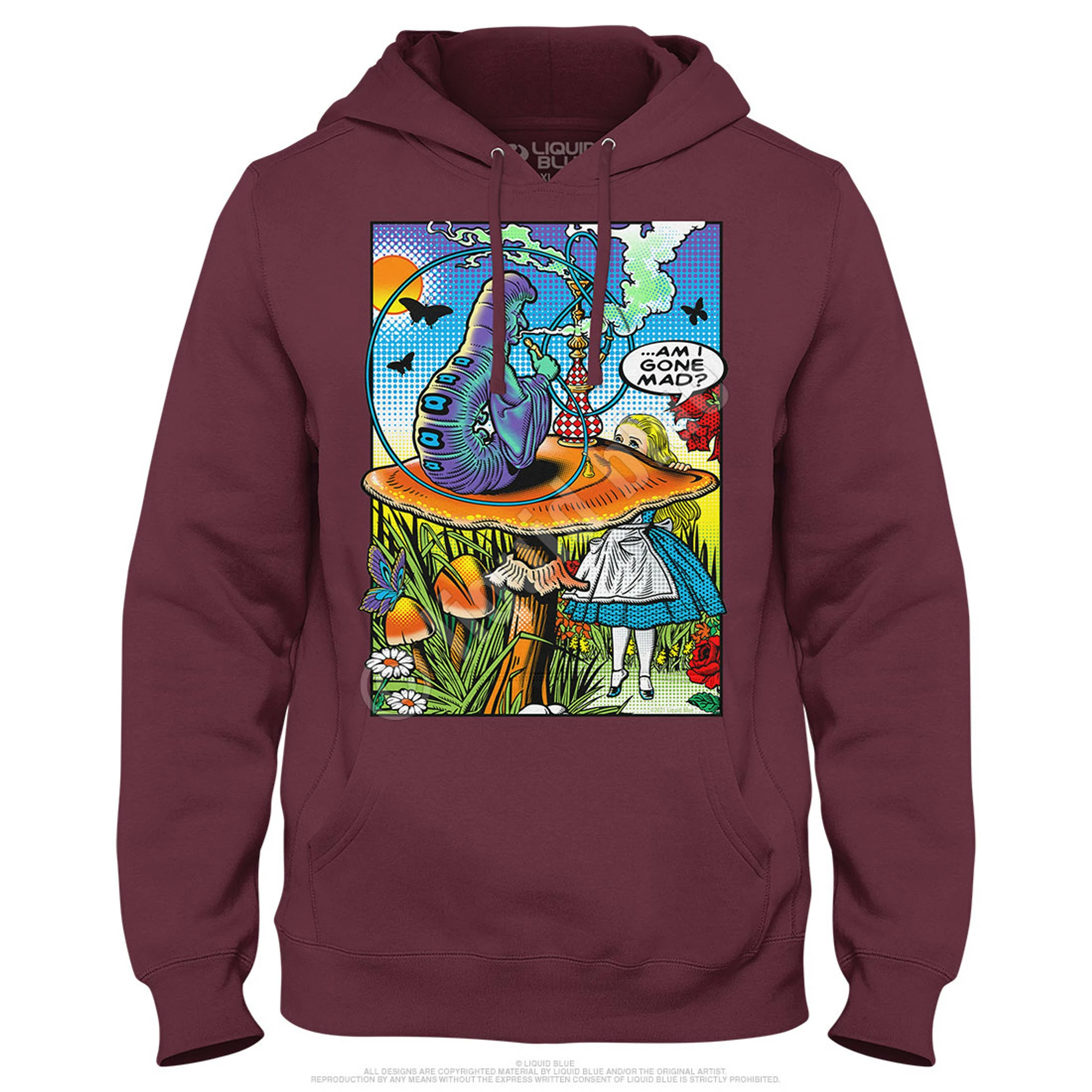 Alice Pop Art Hoodie 4 Alice Pop Art Hoodie - Image 2