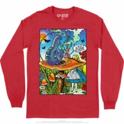 Alice Pop Art Long Sleeve T-Shirt 14 Alice Pop Art Long Sleeve T-Shirt -MLB Shop AW0002LSREDf 42097.1664840469