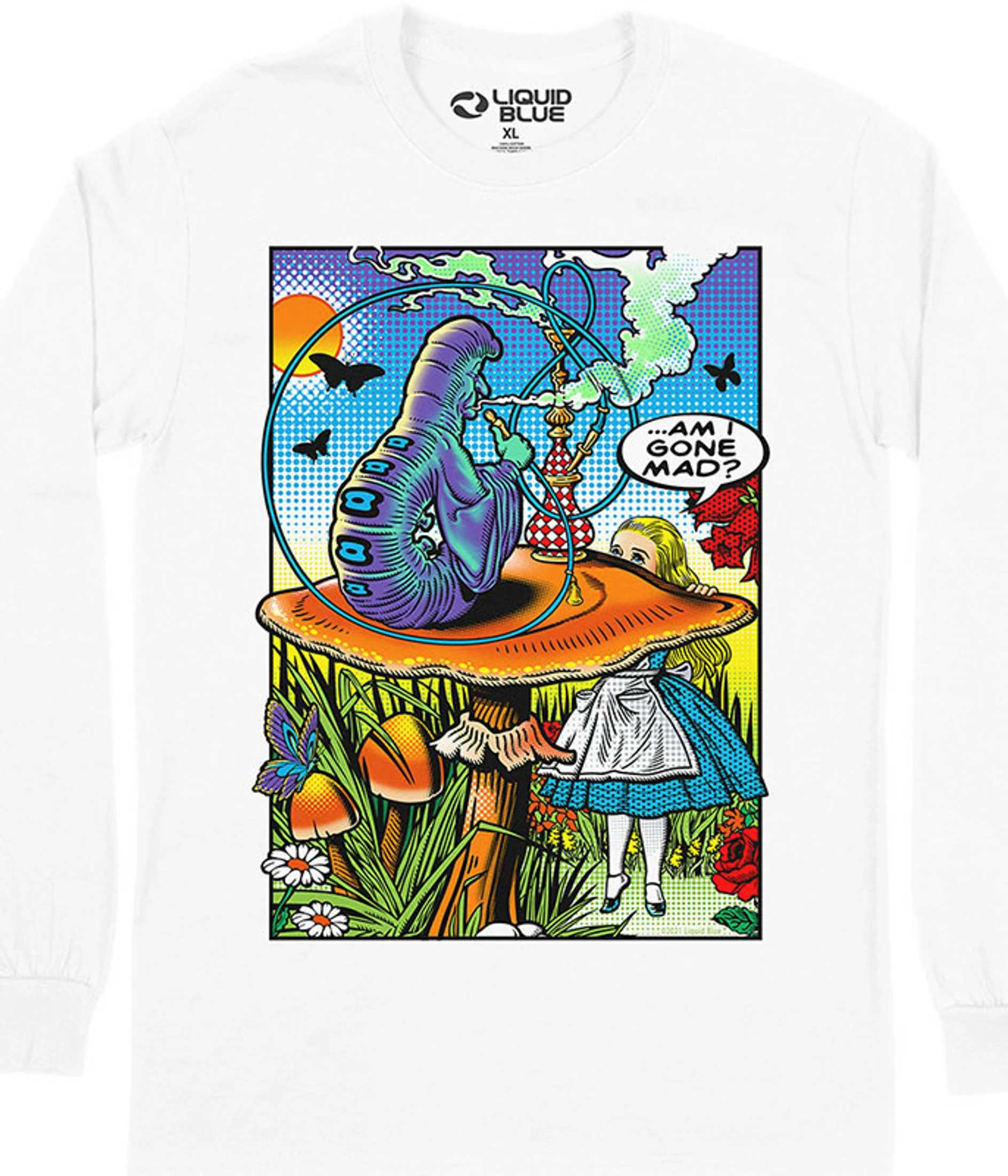 Alice Pop Art Long Sleeve T-Shirt 3 Alice Pop Art Long Sleeve T-Shirt