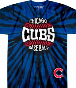 MLB Chicago Cubs Burst Tie-Dye T-Shirt