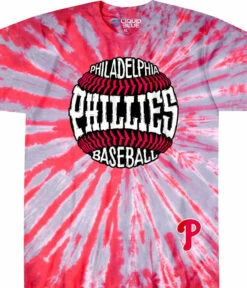 MLB Philadelphia Phillies Burst Tie-Dye T-Shirt