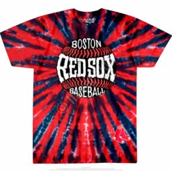 MLB Boston Red Sox Burst Tie-Dye T-Shirt -MLB Shop BT121f 56902.1491584287