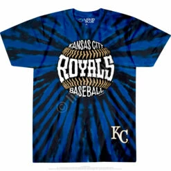 MLB Kansas City Royals Burst Tie-Dye T-Shirt -MLB Shop BT124f 09751.1491584291