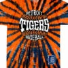 MLB Detroit Tigers Burst Tie-Dye T-Shirt -MLB Shop BT126f 35844.1569264564