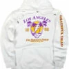 LA Dead White Sleeve Printed Hoodie -MLB Shop CN22539f 64371.1643393062