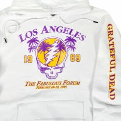 LA Dead White Sleeve Printed Hoodie 7 LA Dead White Sleeve Printed Hoodie -MLB Shop CN22539f artwork 33489.1643393062