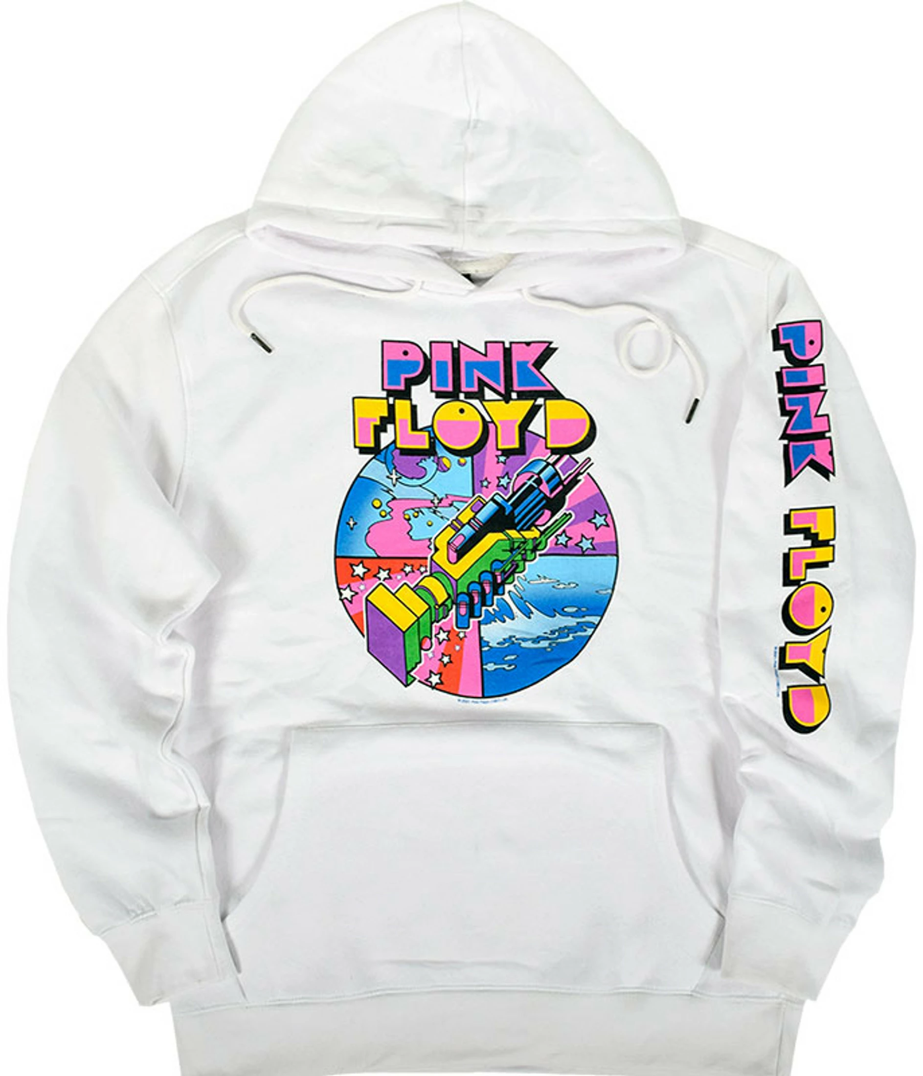 Pink Floyd WYWH Mod White Sleeve Printed Hoodie 3 Pink Floyd WYWH Mod White Sleeve Printed Hoodie