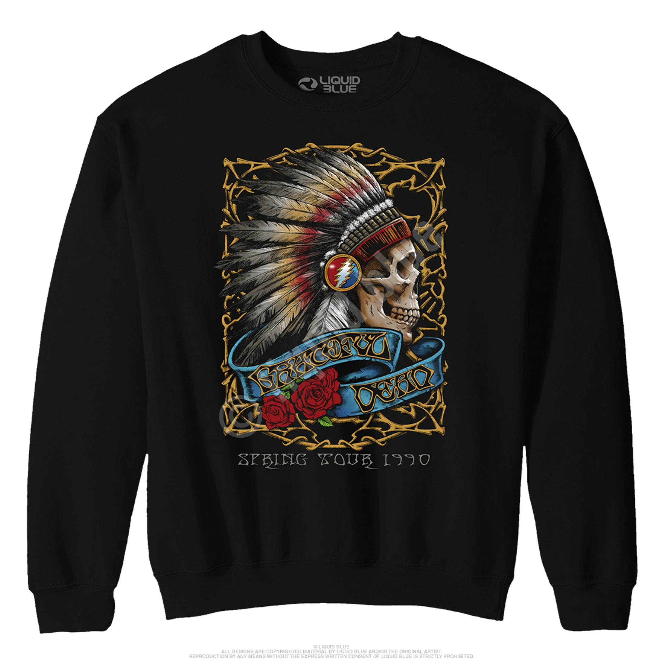 Spring Tour '90 Black Sweatshirt 4 Spring Tour '90 Black Sweatshirt - Image 2