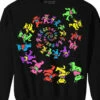 Spiral Bears Blacklight Black Sweatshirt -MLB Shop CN31561f 53525.1603482028