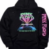 Pink Floyd Dark Side Blacklight Black Sleeve Printed Hoodie -MLB Shop CN32928f 71640.1643393057