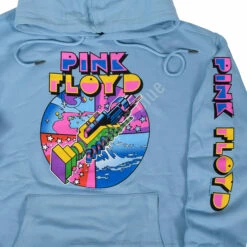 Pink Floyd WYWH Mod Light Blue Sleeve Printed Hoodie -MLB Shop CN62839f artwork 43395.1643393061