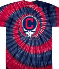 MLB Cleveland Guardians Steal Your Base Tie-Dye T-Shirt