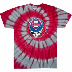 MLB Philadelphia Phillies Steal Your Base Tie-Dye T-Shirt -MLB Shop GB118f 82336.1541540043