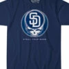 MLB San Diego Padres Steal Your Base Navy Athletic T-Shirt -MLB Shop GC117f 65772.1569264581